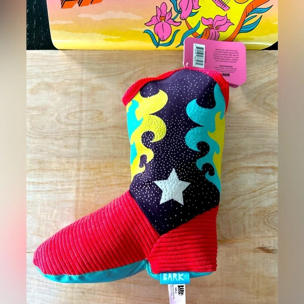 Bark Box Dog Toy Boot Scoot Boogie Nashville Bark Box L 50+ Lbs New
